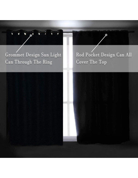 Cortinas Cortas DONREN 52x76 cm Opacas Gris Claro 2 Paneles Cortinas Cortas DONREN 52x76 cm Opacas Gris Claro 2 Paneles