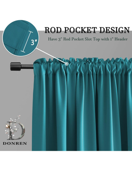 Cortinas Cortas DONREN 30x30 cm Opacas Verde Azulado 2 Pzs Cortinas Cortas DONREN 30x30 cm Opacas Verde Azulado 2 Pzs