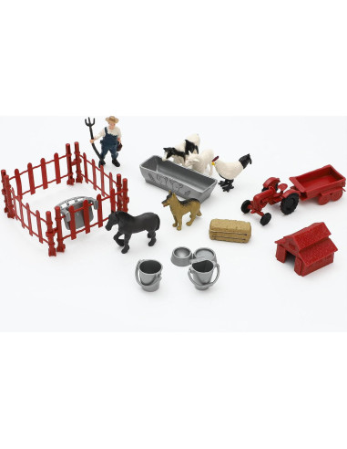 Juego de Figuras de Animales de Granja ONEST 25 Piezas