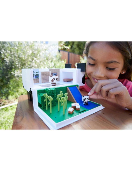 Set de Juego Panda Minecraft Mattel HLL25 con 2 Figuras Set de Juego Panda Minecraft Mattel HLL25 con 2 Figuras