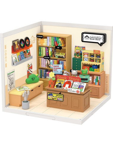 Juego de Construcción Rolife Casa Miniatura LED 108 Piezas