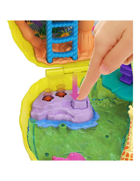 Bolso Compacto Polly Pocket Piña Tropicool con Muñecas Bolso Compacto Polly Pocket Piña Tropicool con Muñecas