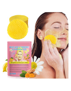 Discos Limpiadores de Cúrcuma Tangxiashangmao 40PCS Exfoliantes