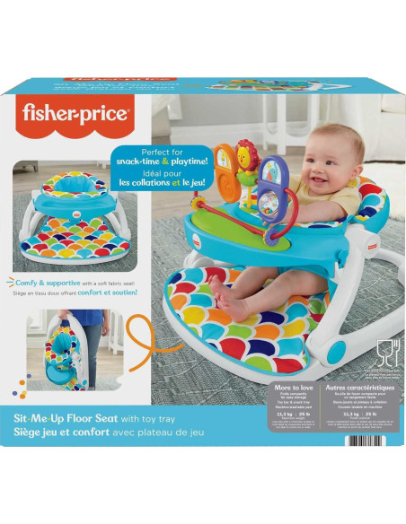 Silla Portátil Fisher-Price Sit-Me-Up Deluxe con Juguetes Silla Portátil Fisher-Price Sit-Me-Up Deluxe con Juguetes