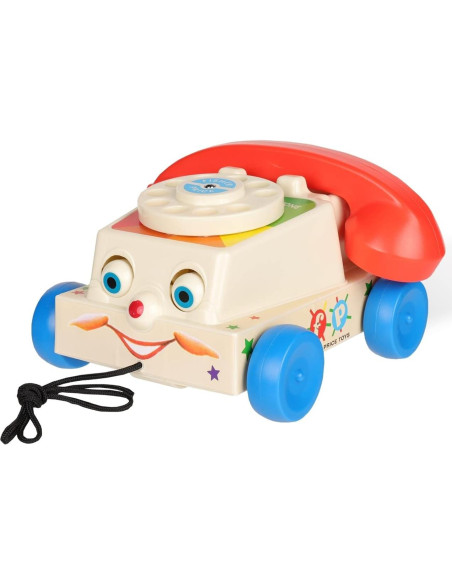 Teléfono Chatter Fisher Price Retro 22.86x13.97cm Teléfono Chatter Fisher Price Retro 22.86x13.97cm