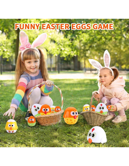 MOONTOY Juguetes de Huevos Anidables para Niños 1-3 Años MOONTOY Juguetes de Huevos Anidables para Niños 1-3 Años