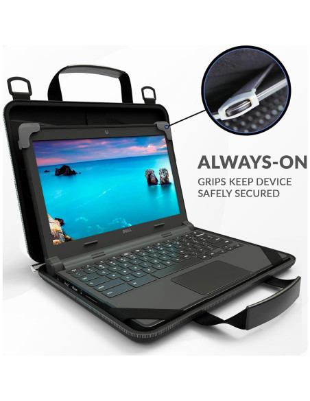 Funda Dura UZBL para Chromebook 13-14" con Correa y Bolsa Funda Dura UZBL para Chromebook 13-14" con Correa y Bolsa