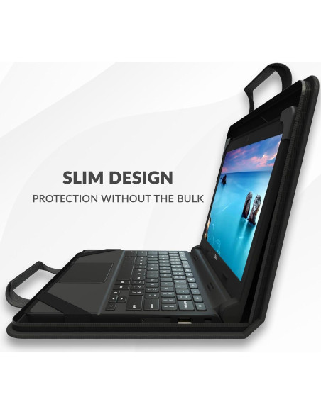 Funda Dura UZBL para Chromebook 13-14" con Correa y Bolsa Funda Dura UZBL para Chromebook 13-14" con Correa y Bolsa