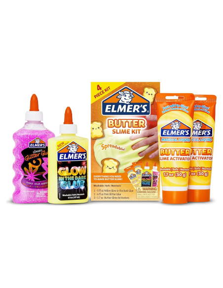 Kit de Slime de Mantequilla Elmer's con Pegamento Brillante Kit de Slime de Mantequilla Elmer's con Pegamento Brillante