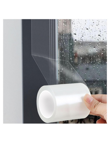 Cinta Selladora Transparente CHENYA 10 m Aislamiento Ventanas