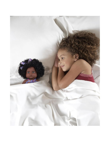 Muñeca Bebé Negra GAGAKU 30 cm con Ropa y Accesorios