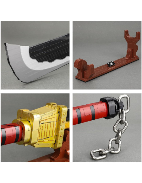 Katana Edward Newgate One Piece 1319 Pcs para Cosplay Katana Edward Newgate One Piece 1319 Pcs para Cosplay
