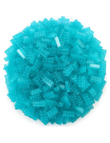 Bloques de Construcción Feleph 320 Piezas Azul Claro