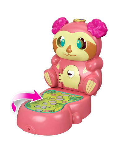 Polly Pocket Caja Perezoso Compacta Mattel 5 cm
