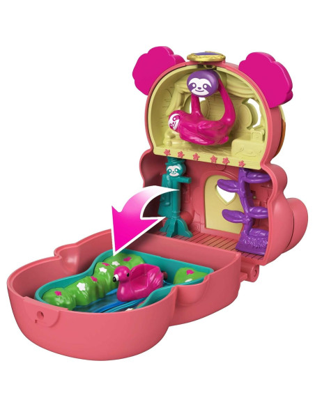 Polly Pocket Caja Perezoso Compacta Mattel 5 cm Polly Pocket Caja Perezoso Compacta Mattel 5 cm