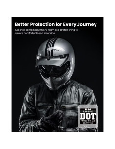 Casco Integral ILM Z502 Gris Hero para Motocicleta 2