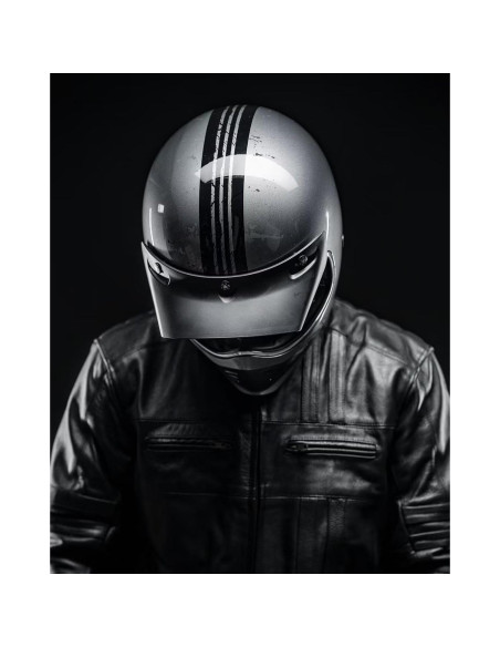 Casco Integral ILM Z502 Gris Hero para Motocicleta Casco Integral ILM Z502 Gris Hero para Motocicleta