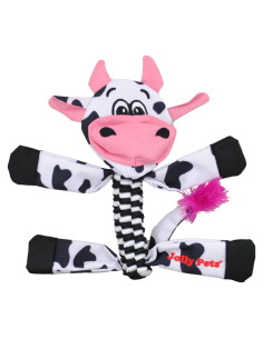 Juguete para Perros Jolly Pets Flathead Tug Vaca Pequeño 12.7cm
