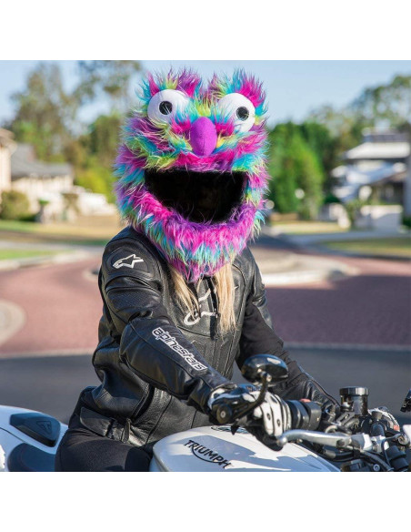 Cubierta de Casco MotoLoot Arcoíris Larga para Motocicleta Cubierta de Casco MotoLoot Arcoíris Larga para Motocicleta