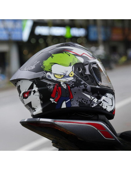 Casco integral VCOROS X9 Mediano con visera solar Casco integral VCOROS X9 Mediano con visera solar