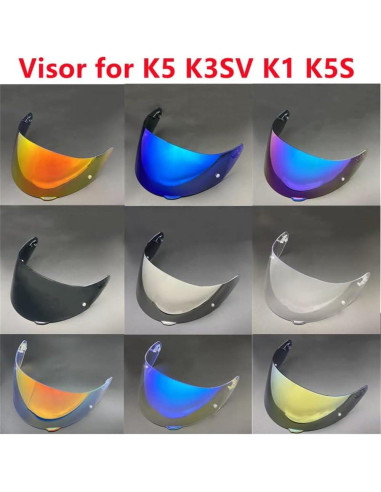 Visera KMAN para Casco AGV K3 K5S K1 Protección UV