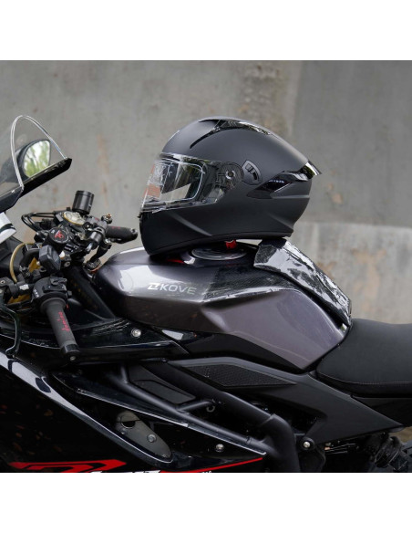 Casco Integral VCOROS X9 Negro Mate con Visera Solar Casco Integral VCOROS X9 Negro Mate con Visera Solar