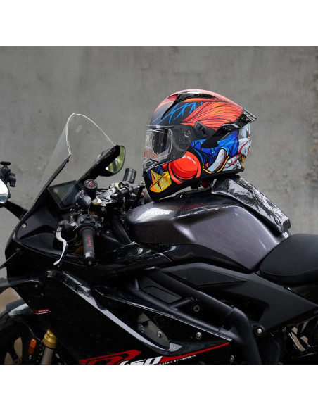 Casco Integral VCOROS X9 con Visera Solar Interna L Casco Integral VCOROS X9 con Visera Solar Interna L
