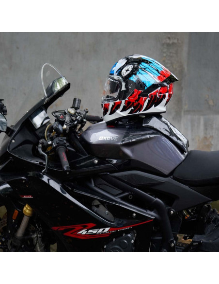 Casco Integral VCOROS X9 Grande con Visera Solar Casco Integral VCOROS X9 Grande con Visera Solar