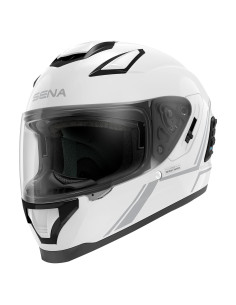 Casco Sena Stryker Inteligente DOT Blanco Brillante XX-Large