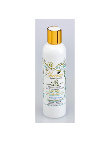 Loción de Leche de Cabra Orgánica Griega The Grecian 250g Almizcle