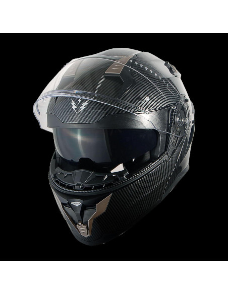 Casco Modular 1Storm HJA119 XL Fibra Carbono Antivaho Casco Modular 1Storm HJA119 XL Fibra Carbono Antivaho