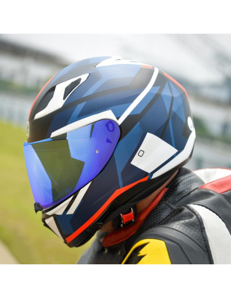 Visera RIDLOG HJ-31 para Casco de Moto i10 i70 Azul Visera RIDLOG HJ-31 para Casco de Moto i10 i70 Azul