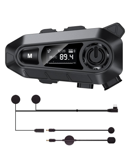 Auricular Bluetooth A1 TOUCH TWO para Casco Motocicleta IPX6 Auricular Bluetooth A1 TOUCH TWO para Casco Motocicleta IPX6