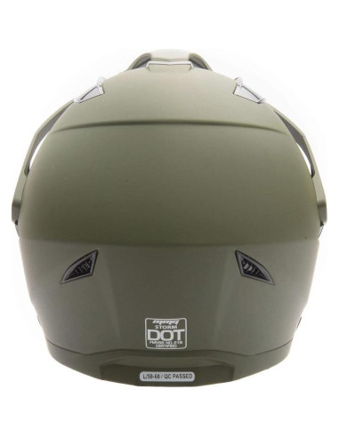 Casco MMG Tormenta Dual Sport Off Road Verde X-Large