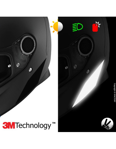 VFLUO Kit Calcomanías Reflectantes Casco SHARK SPARTAN