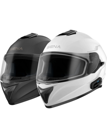 Casco de motocicleta Sena OutForce DOT Bluetooth Grande Blanco Casco de motocicleta Sena OutForce DOT Bluetooth Grande Blanco