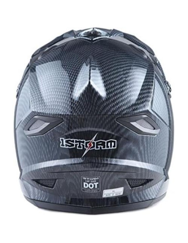 Casco de Motocross 1Storm HF801 Pequeño + Gafas y Guantes