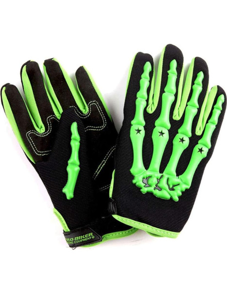 Casco de Motocross 1Storm HF801 Verde + Gafas y Guantes Casco de Motocross 1Storm HF801 Verde + Gafas y Guantes