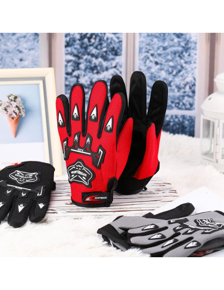 Guantes de Ciclismo Frienda Rojo 23x11.5cm Invierno Guantes de Ciclismo Frienda Rojo 23x11.5cm Invierno