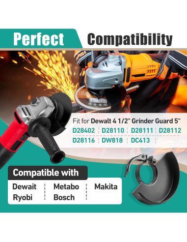 Protector de Amoladora Dewalt 397661-01 5" y 4.5" Ajustable