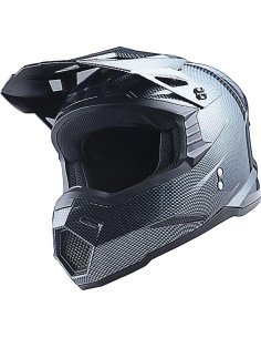 Casco de Motocross 1Storm HF801 Fibra de Carbono Negro 2