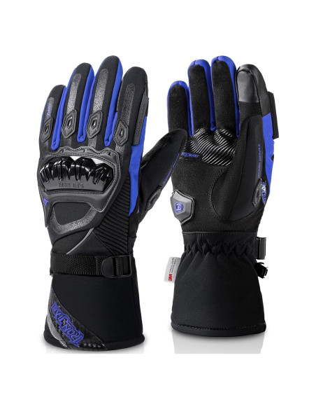 Guantes de Moto IRON JIA'S XL Impermeables Térmicos Azul Guantes de Moto IRON JIA'S XL Impermeables Térmicos Azul