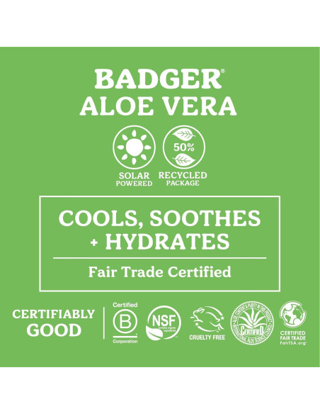 Protector Solar Mineral Badger SPF 40 + Gel Aloe Vera Orgánico Protector Solar Mineral Badger SPF 40 + Gel Aloe Vera Orgánico