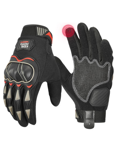 Guantes Tácticos KEMIMOTO Medianos para Motocicleta