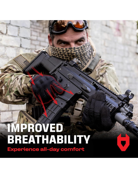 Guantes Tácticos NoCry ImpactFit+ para Airsoft - Protección UV Guantes Tácticos NoCry ImpactFit+ para Airsoft - Protección UV