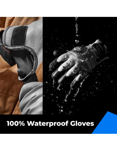 Guantes Toolant Impermeables Térmicos 3 Pares Mediano