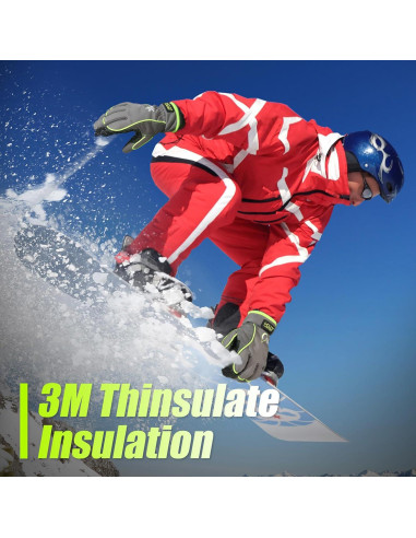Guantes de Trabajo Impermeables Handlandy Térmicos XL Verde
