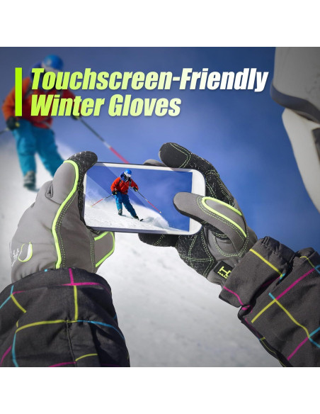 Guantes de Trabajo Impermeables Handlandy Térmicos XL Verde Guantes de Trabajo Impermeables Handlandy Térmicos XL Verde