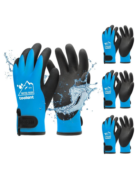 Guantes Impermeables Toolant Medianos 3 Pares Térmicos Guantes Impermeables Toolant Medianos 3 Pares Térmicos