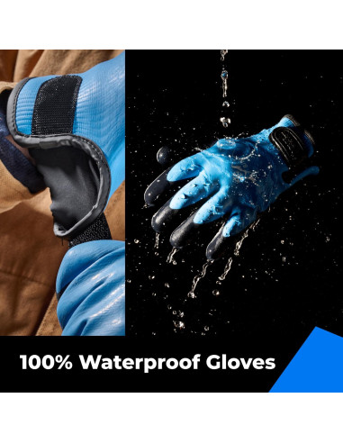 Guantes Impermeables Toolant Medianos 3 Pares Térmicos